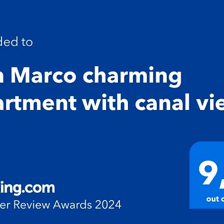 San Marco Charming With Canal View Apartment *